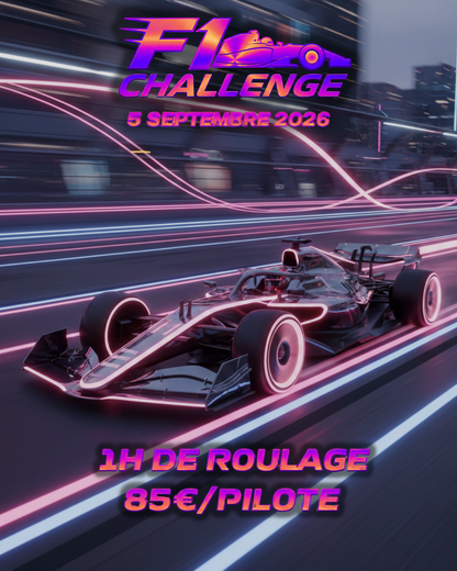 Inscriptions F1 Challenge (en équipe)