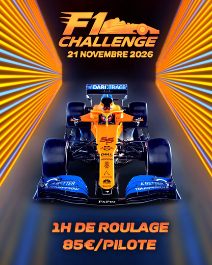 Inscriptions F1 Challenge (en équipe)
