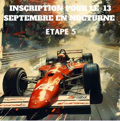 Inscriptions F1 Challenge (en équipe)