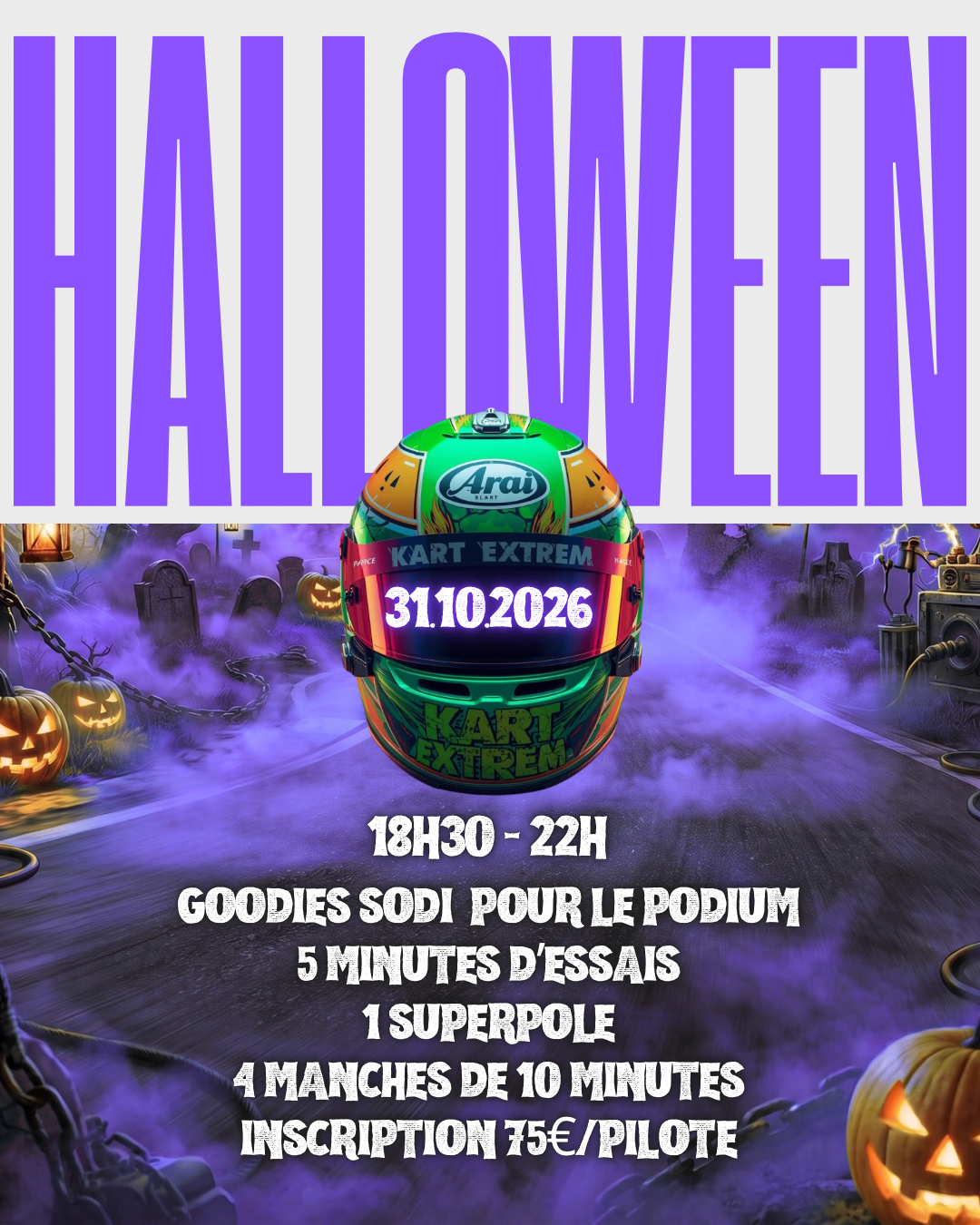Course sprint Halloween